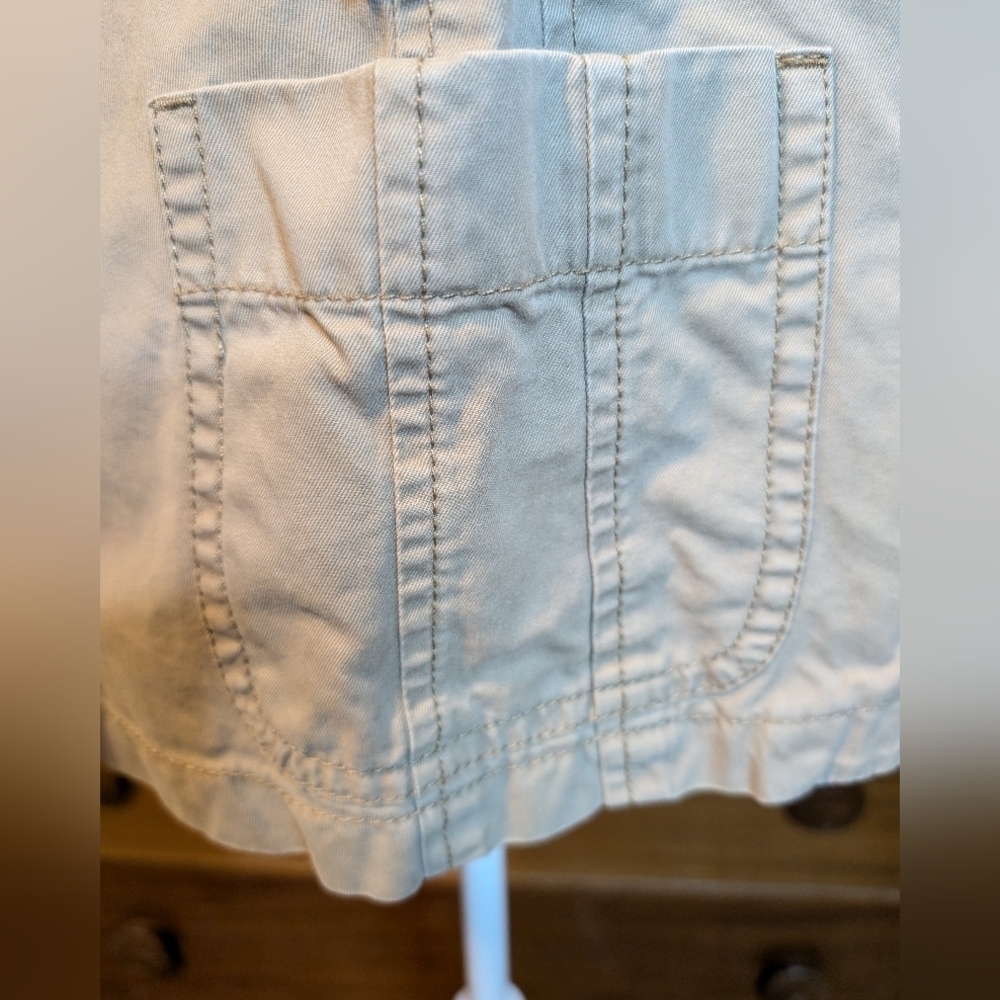 Ann Taylor Brushed Khaki Cargo Summer Jacket Casual Blazer Size L - Picture 11 of 14